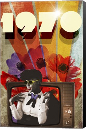 Framed 1970 Print