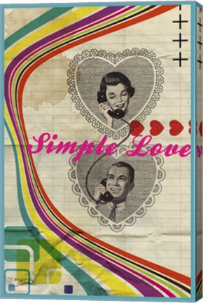 Framed Simple Love Print