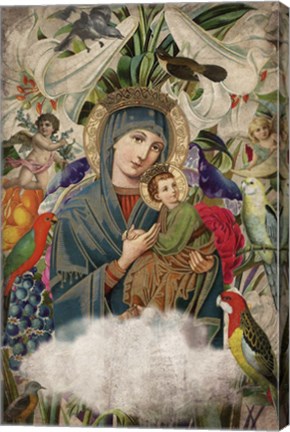 Framed Madonna And Child Print