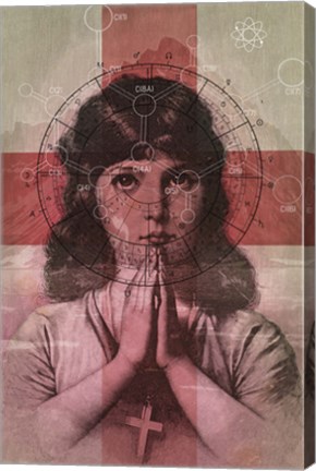 Framed Christian Girl Print