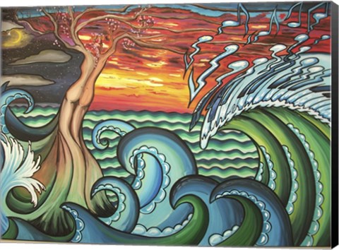 Framed Creation Of Music Print