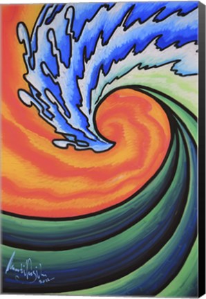 Framed Great Wave Print