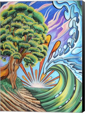 Framed Olimpos Print