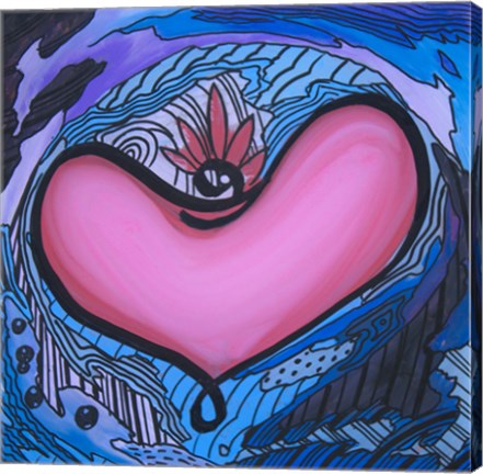 Framed Heart 12 Print