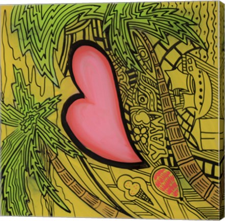 Framed Heart 3 Print