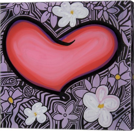 Framed Heart 4 Print