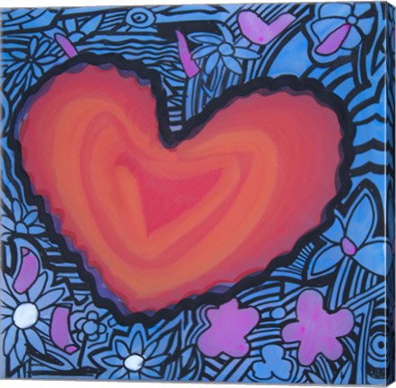 Framed Heart 8 Print