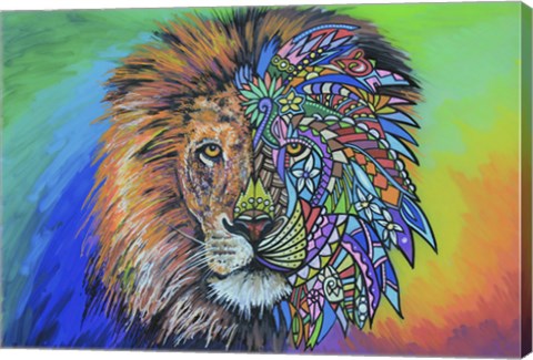 Framed Animals Of Pride - Lion Print