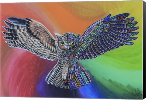 Framed Animals Of Pride - Owl Print