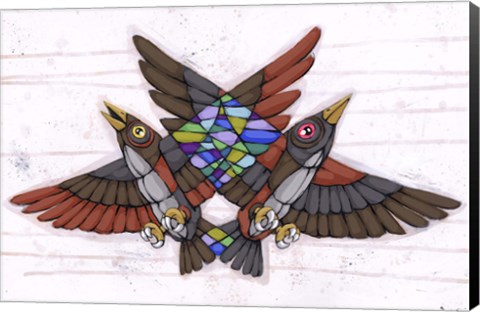 Framed Where Our Paths Cross Print