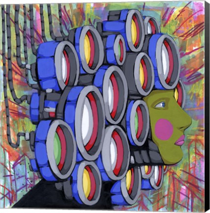 Framed Center Of Attention Print