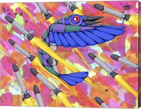 Framed Evasive Maneuvers Print