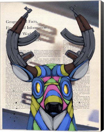 Framed Head Fulla Violence Print