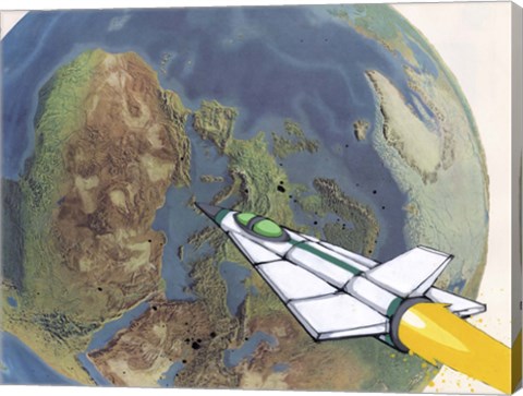 Framed Headed Home Print