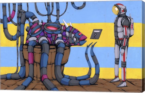 Framed Making Friends Final Frontier Print