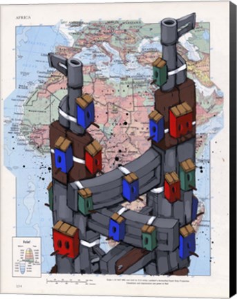 Framed Making The Best Of Our Neighborhood Print