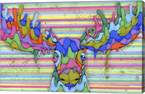 Framed Overwhelmed By The Spectrum Print