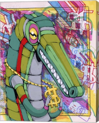 Framed Raised On The Dollar Print