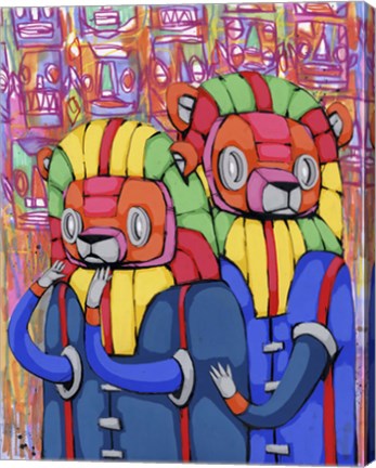 Framed Remain Calm My Friend Print