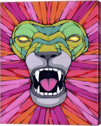 Framed Aggressive By Nature Print