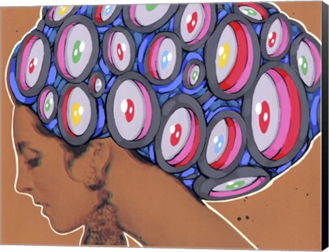 Framed All Eyes On Her Print