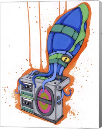 Framed Attracted To The Sound Too Print