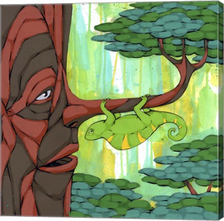 Framed Camouflage Conversations Print