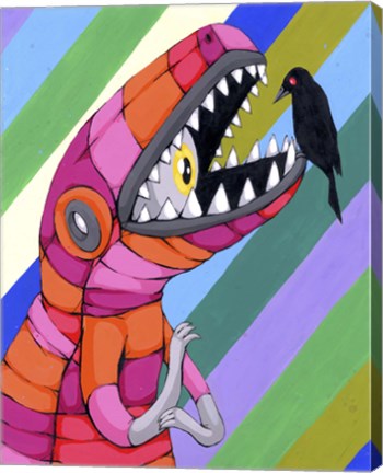 Framed Fear Inside A Tough Exterior Print