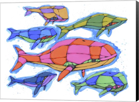 Framed Odd Pod Print