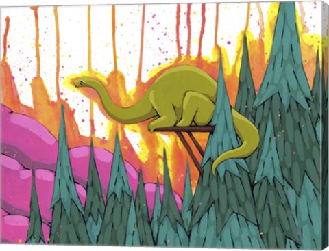 Framed Overseeing The Range Print