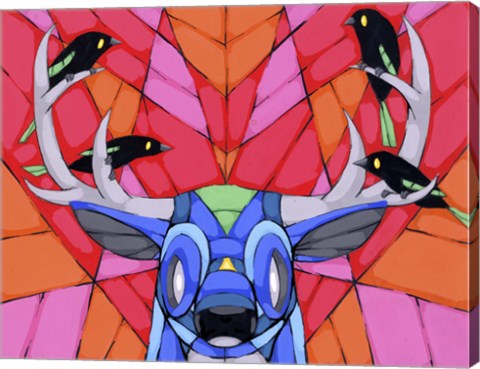 Framed Providing Safe Harbour Print