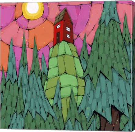 Framed Sun Sings Our Song Print