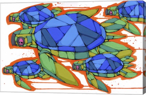 Framed Traveling With Family Print