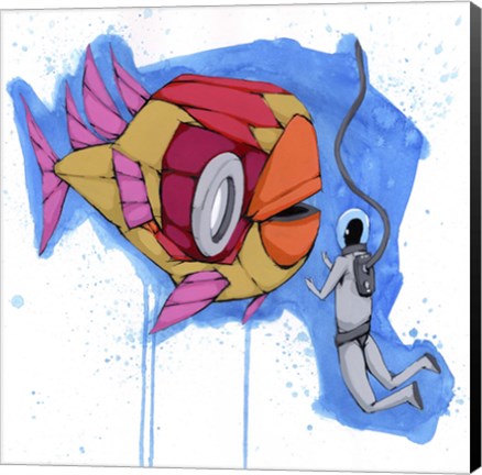 Framed We Get Deep Print