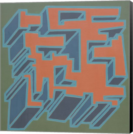Framed Abstract 8 Print
