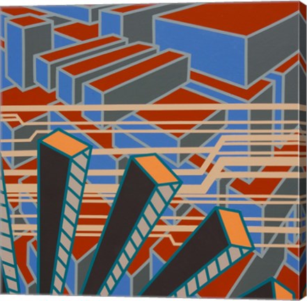 Framed Lines Project 65 Print