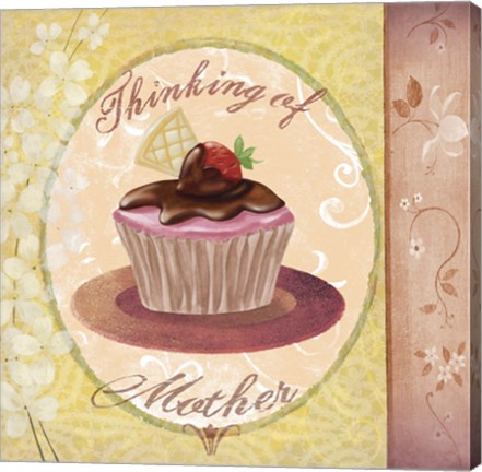 Framed Cupcake Holidays II Print