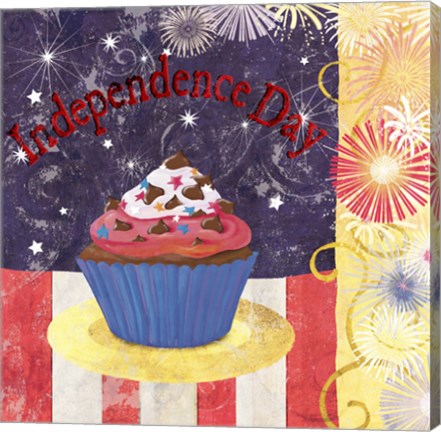 Framed Cupcake Holidays III Print