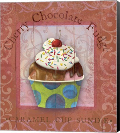 Framed Parlor Ice Cream IV Print