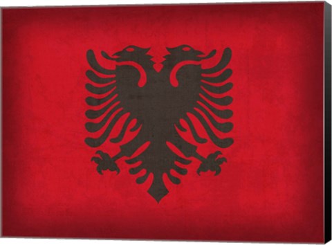 Framed Albania Print