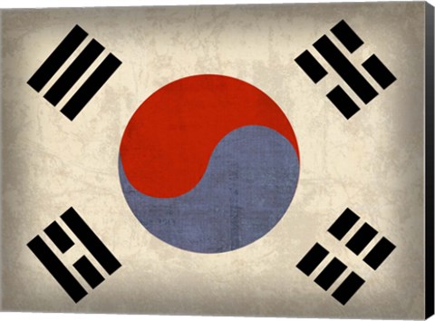 Framed Southkorea Print