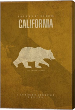 Framed California Poster Print