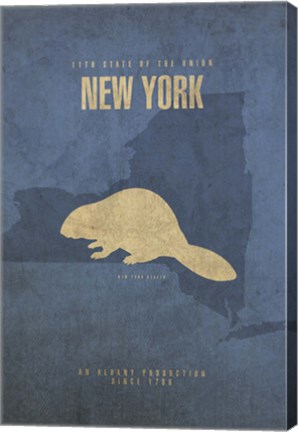 Framed New York Poster Print