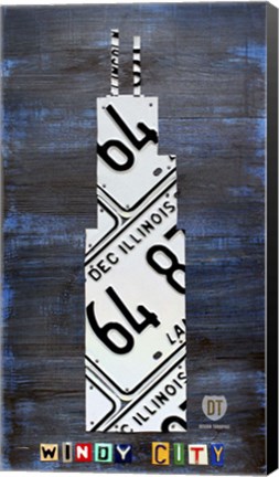 Framed Windy City Building Print