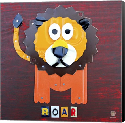 Framed Roar The Lion Print