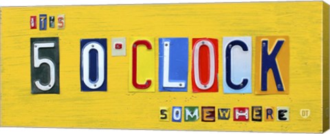 Framed It&#39;s 5 O&#39;Clock Somewhere Print