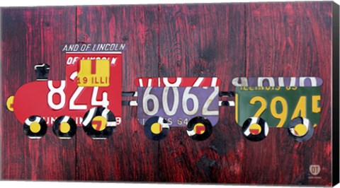 Framed Choo Choo Print