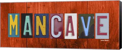 Framed Man Cave Print