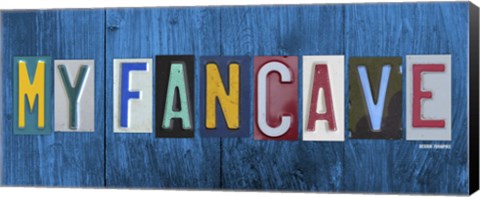 Framed My Fan Cave Print