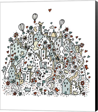 Framed Flower City Print